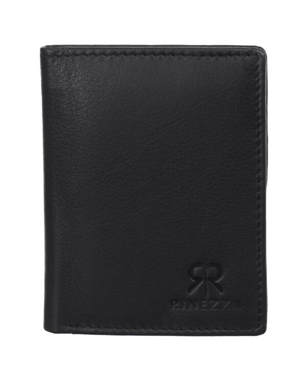 Rinezza Original Leather | Thin Bifold RFID Blocking | Card Case Wallet | Multiple Card Slots