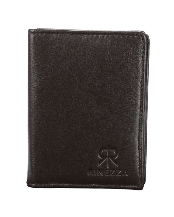 Rinezza Genuine Leather Bi-Fold Card Holder Wallet | Slim | Stylish | Available in 3 Colors