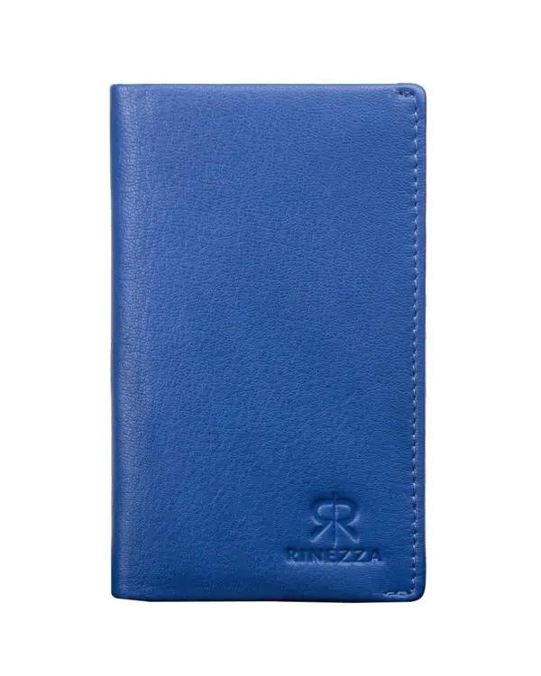 Rinezza Genuine Leather Long Wallet Holder | for Men & Women with 12 Card Slots | RFID Protected | Plain Texture