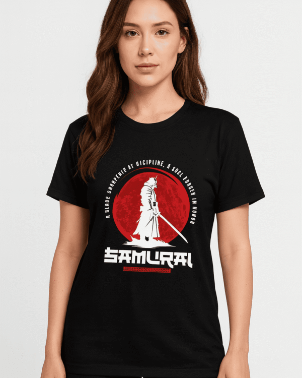 Funtee Samurai Spirit Graphic Imported T-Shirt – Available in 3 Colors
