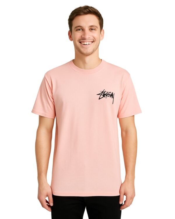 Stüssy Flower Graphic T-Shirt for Men – Cotton Streetwear Tee