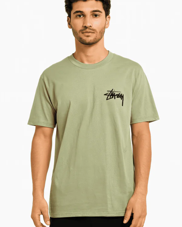 Stüssy Men’s Crown Logo T-Shirt | Premium Cotton Streetwear Tee