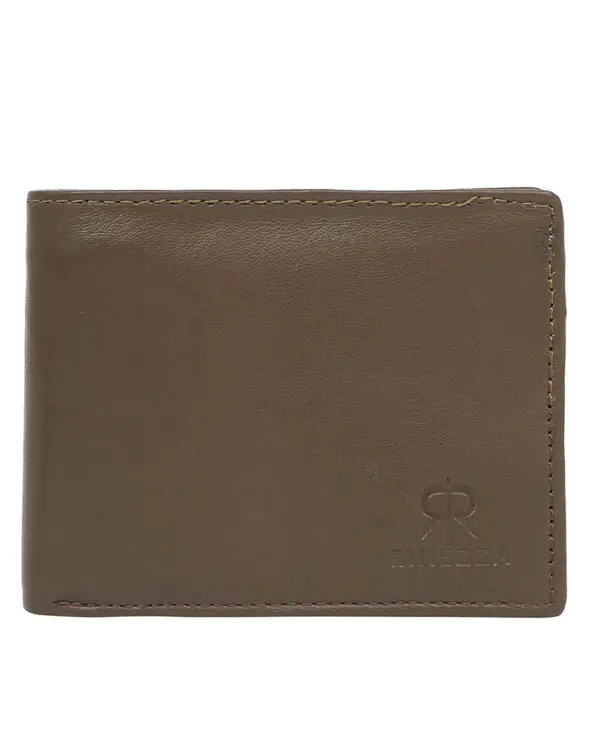 Rinezza Men's Genuine Leather Wallet | RFID Blocking Wallet for Men | Bifold Wallet | 7 Card Slots | 2 ID Windows | 1 Coin Zip Pocket | 3 Cash Compartment